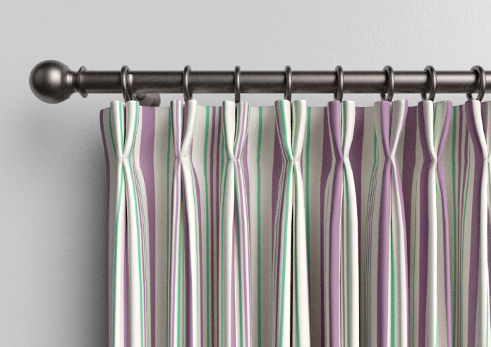 The British Stripe Co. George, Blackpool No.1 - Made to Measure Curtains - Image 10